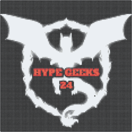 Hype - hype geeks 24,streamer,daring,emblem,white,black
