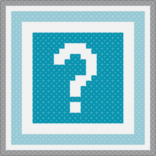 Error message heehee - big, blue, error, light blue, message, question mark, teal