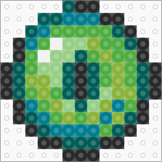 Minecraft ender pearl - green,minecraft,ender,pearl,charm,minecraft ender pearl