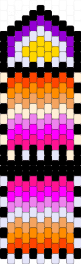 Nb and lesbian bag (mini) - orange,pink