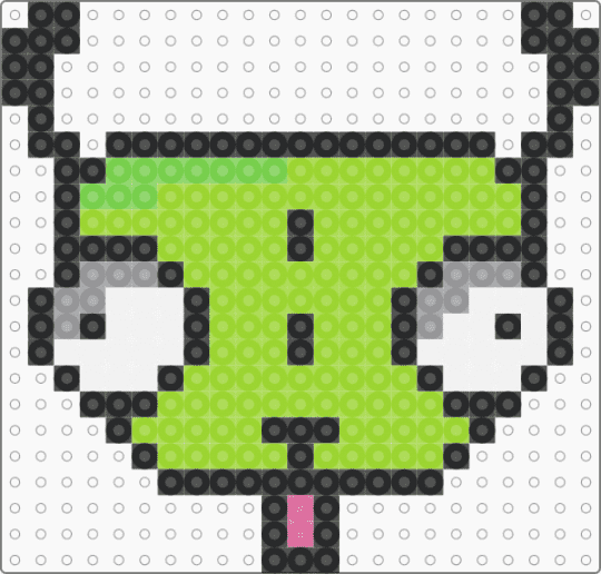 Gir - cartoon, character, cotdoldschoolcartoons, cute, gir, green, invader zim, old