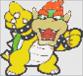 Bowzer - bowser,nintendo,mario,character,boss,video game,yellow,tan