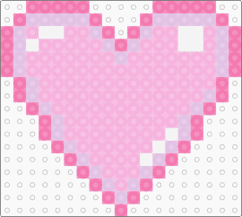 Simple pattern for beginners :3 - heart,love,valentine,charm,pink