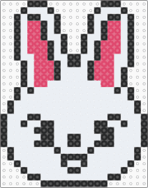 Leebit - leebit,skzoo,stray kids,bunny,character,head,music,animal,white,pink