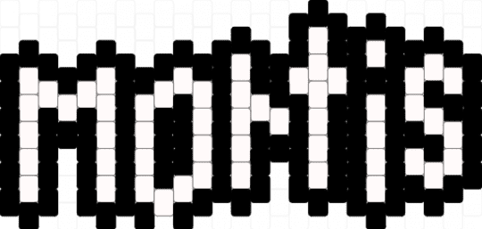 Mortis charm - white,black