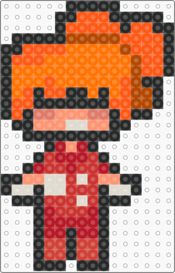 Sam Mclaughlin [DW] - orange,red,dandys world,toon handler,sam,sam mclaughlin,mclaughlin,dw,dandys world toon handler