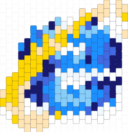 Internet explorer 2006 logo - light blue, yellow
