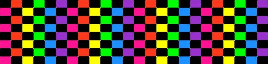 rainbow checkered ladder cuff - black,red,green,purple,colorful,rainbow,scenecore,ladder cuff,checkered,cuff