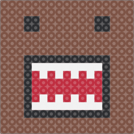 smol domokun perler - tan