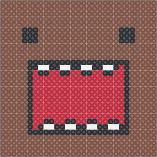 domokun perler - tan,domo,domokun,perler,scene,brown