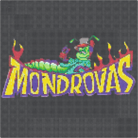 Mondrovas band - mondrovas,band,caterpillar,fiery,music,yellow,purple,red