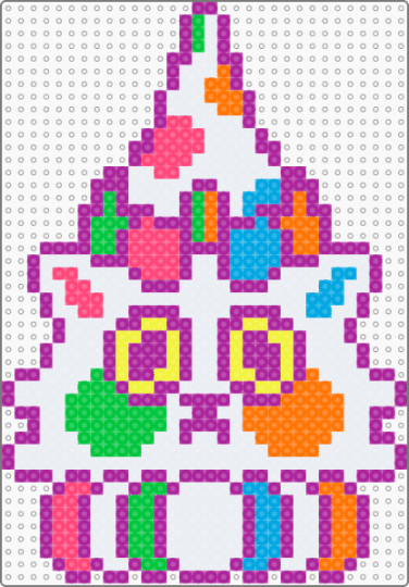 (Sorta) Rainbow Clown Cat - pink,rainbow,cat,clown