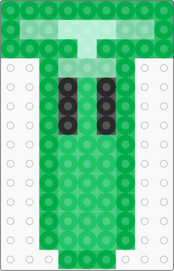 test tube! (inanimate isnanity!) - green,osc,inanimate insanity,ii,perler,simple