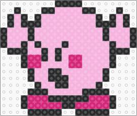 no fucks kirby - black,pink,middle finger,kirby,no fucks,adult,funny