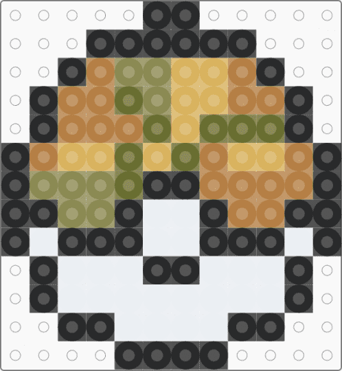 Pokémon safari ball - tan,gold