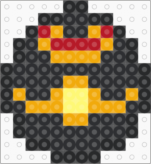 Pokémon Luxury ball - black,orange
