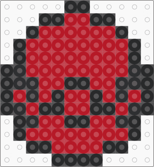 Pokémon cherish ball - red,black
