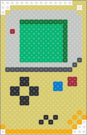 gameboy 1 - beige,yellow,green