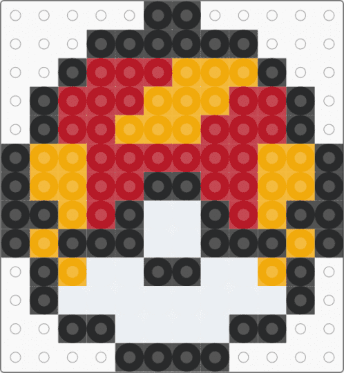 Pokémon fast ball - orange,red