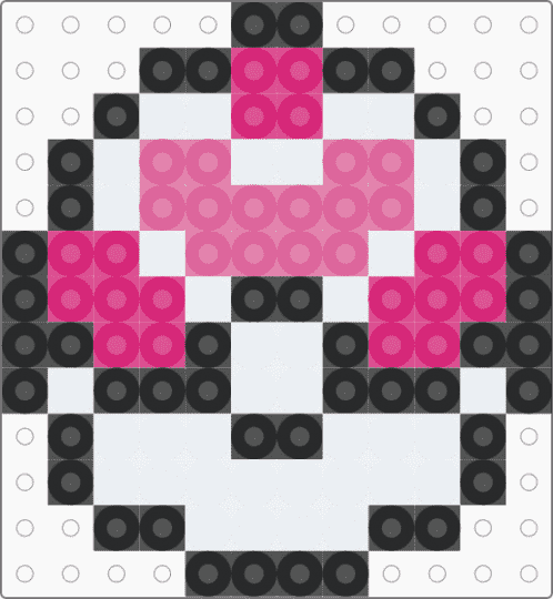 Pokémon love ball - white,pink