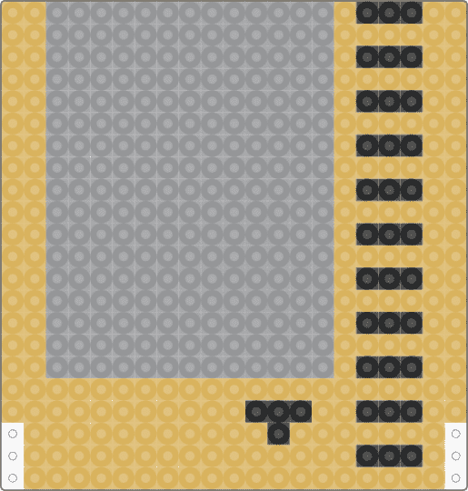 nes coaster 7 - orange,gray