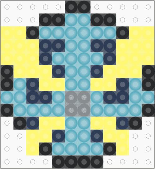 Pokémon beast ball - light blue,yellow