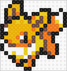 EEVEE - eevee,pokemon,gaming,character,yellow,orange