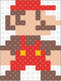 CLASSIC MARIO - mario,nintendo,character,video game,retro,brown,red,tan