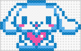 CINNAMOROLL - cinnamoroll,sanrio,heart,kawaii,character,cute,love,white,pink,blue