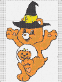 Halloween carebear - care bear,pumpkin,halloween