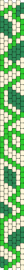 Middle bit - vine,leaves,panel,green,beige