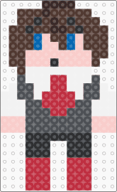 Detective Pearler (w/out coat) - beige,brown,red,gray,detective,fellow,original character