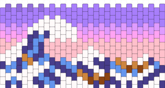 Pastel version of The Great Wave of Kanagawa (Credit goes to @sillyfssh) - pink,purple
