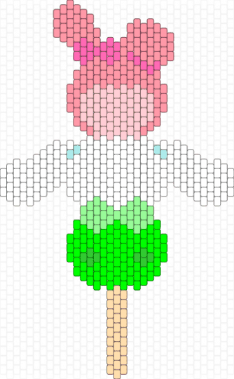 Sanrio Dango - beige,pink,green