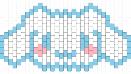 Cinnamoroll bag panel - white,light blue