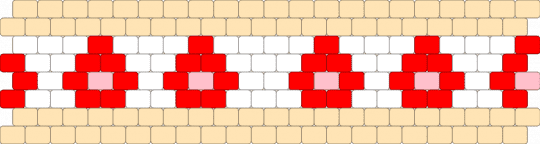 Strawberry cake cuff (small) - beige