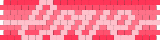 Love cuff - pink,red