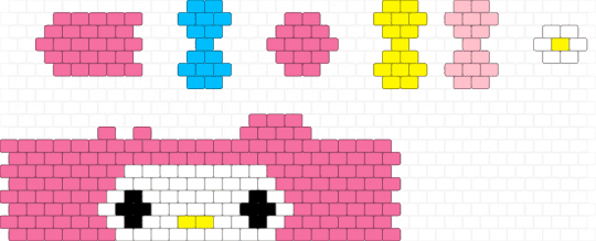 My Melody cuff with 3d ears - pink