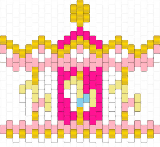 Pink Carousel - yellow,pink
