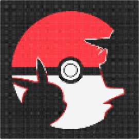 Martim - pokemon,pokeball,pikachu,ash ketchum,silhouette,anime,red,white,black