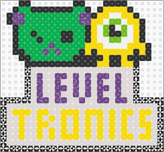 LevelTronics - beige, edm, level up, leveltronics, lost lands, rave, subtronics, yellow