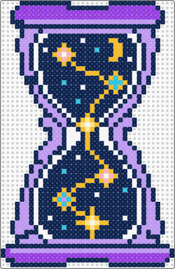 Celestial Hourglass - celestial, cotddestiny, hourglass, moon, space