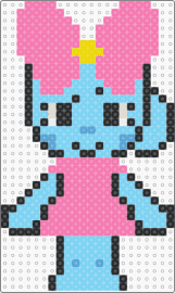 Poppy - poppy,dandys world,character,video game,pink,light blue