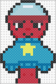 GIGI - gigi,dandys world,character,video game,teal,red