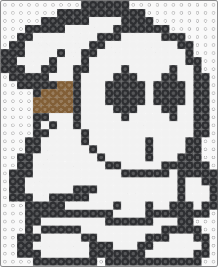 shyguy2 - white,orange,green,purple,colorful