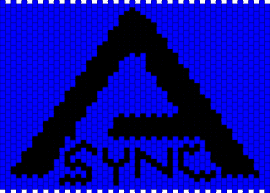 Async logo v.1 - async,backrooms,logo,panel,youtube,blue,black