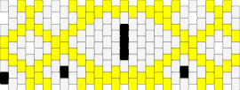 Bill cipher eye cuff - white,yellow,bill cipher,gravity falls,eyes,creepy
