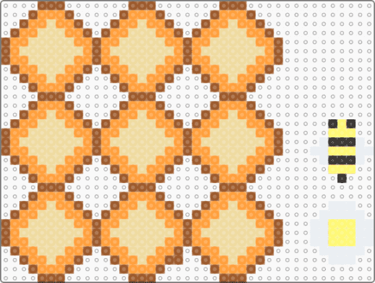 Tic-Tac-Toe 🐝🌼 - tan,orange,beige