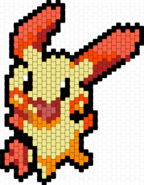 Plusle! - plusle,pokemon,gaming,character,cute,happy,charm,yellow,orange