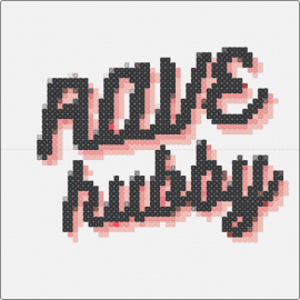 Rave Hubby - rave hubby,text,cursive,edm,black